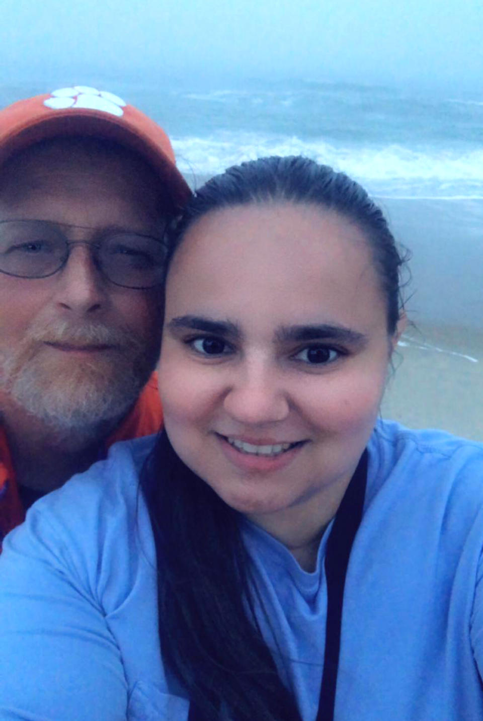  Anda Melton, 29, with her 58-year-old boyfriend and her best friend's dad, Robert Pittman