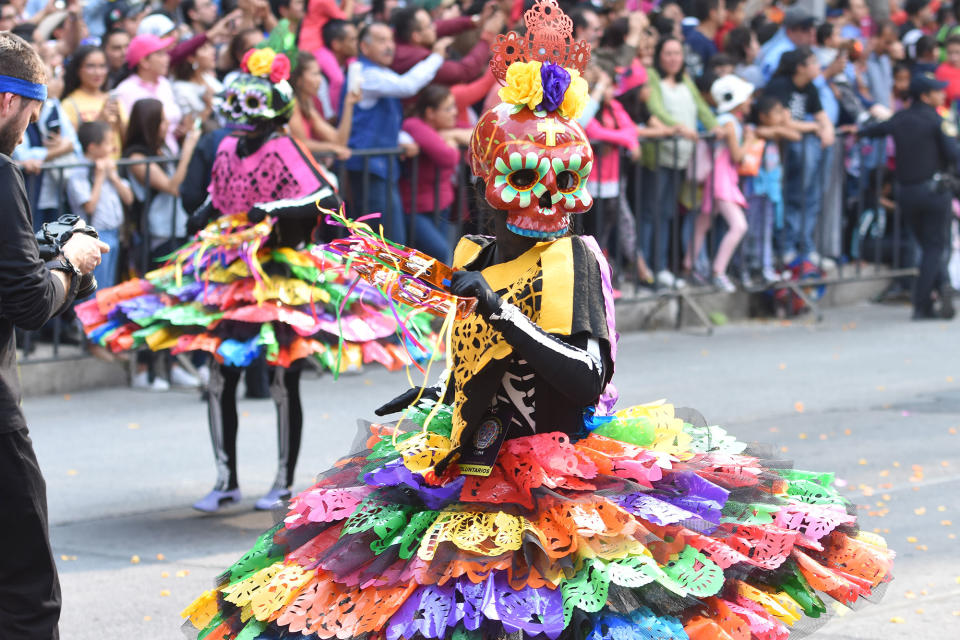 Day of the Dead parade in Mexico City