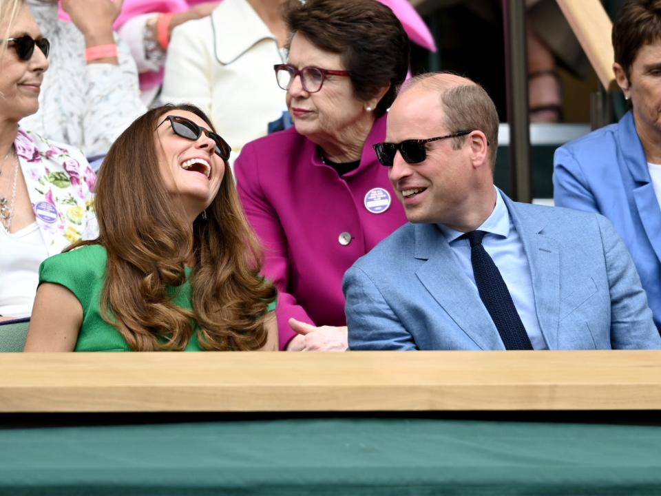 Kate Middleton and Prince William at Wimbledon