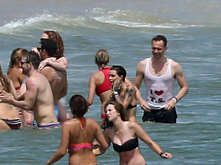 The simpler times of Hiddleswift. (Photo: Splash News)