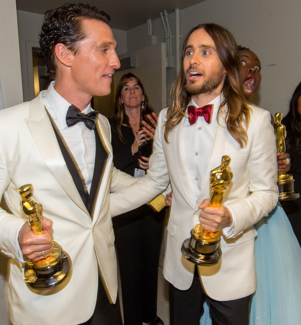 Lupita Nyong'o 'bombs Matthew McConaughey and Jared Leto