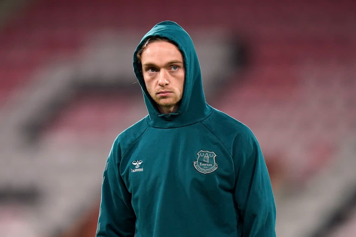 Everton midfielder Tom Davies has flown home from the club’s mini-tour of Australia with a knee injury (Adam Davy/PA) (PA Wire)