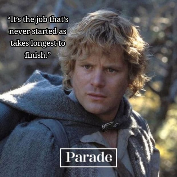 "Lord of the Rings" Samwise Gangee quote<p>New Line Cinema</p>