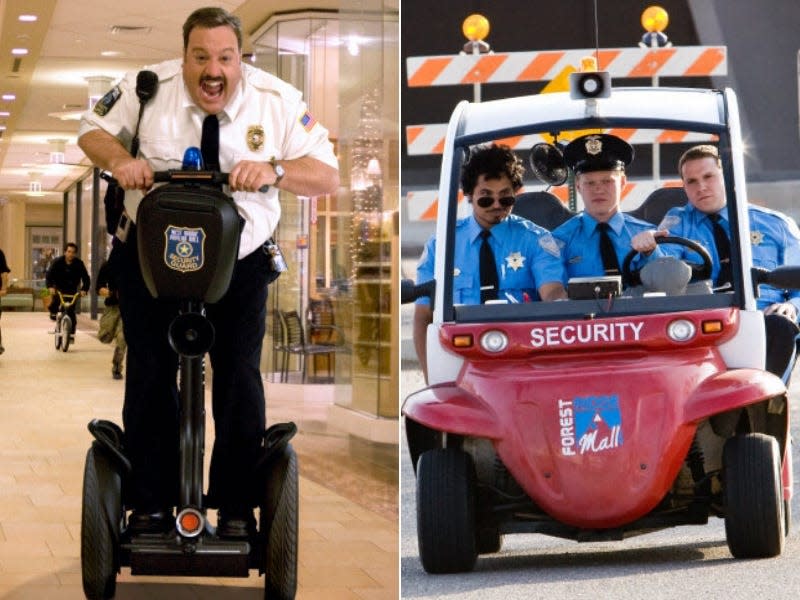 mall cop and observe and report