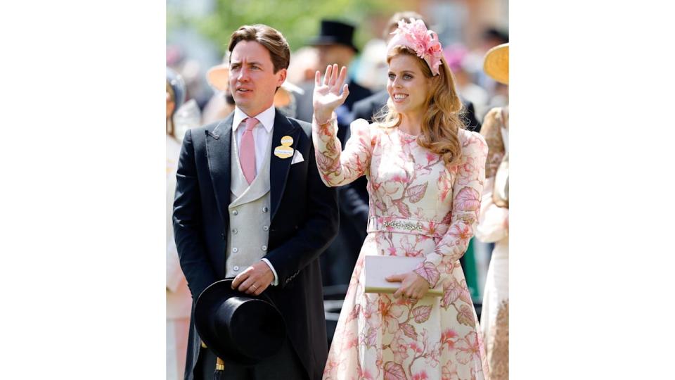 Beatrice and Edoardo at Royal Ascot