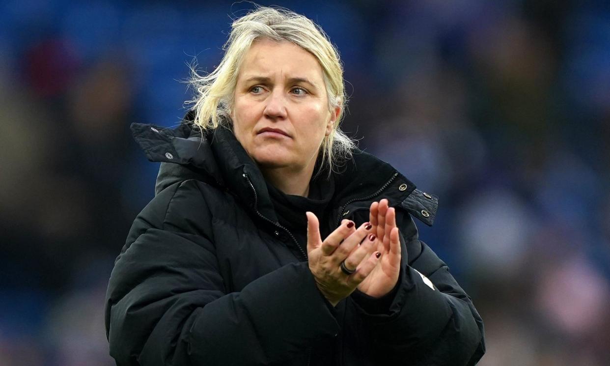 <span>Emma Hayes faced a backlash for calling both relationships between coaches and players, and relationships between players, ‘inappropriate’.</span><span>Photograph: Bradley Collyer/PA</span>