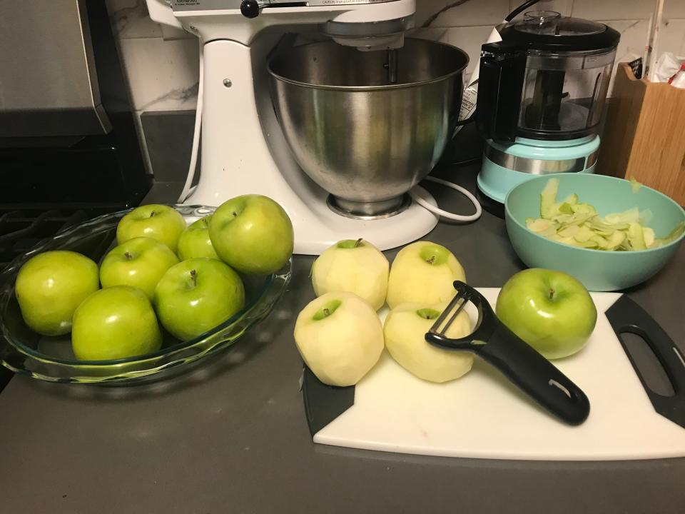 Ina Garten's deep-dish apple pie