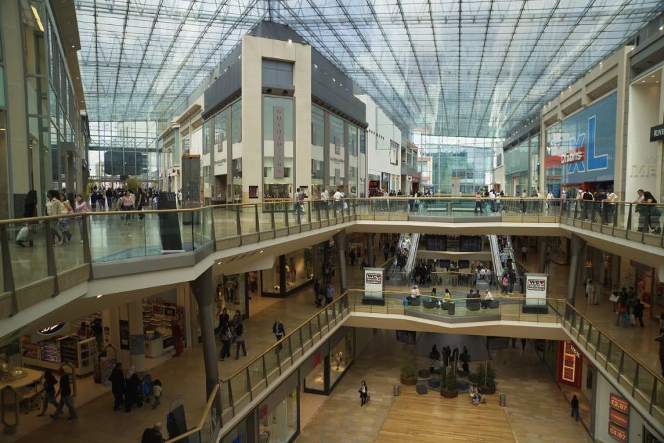 inside bull ring shopping centre