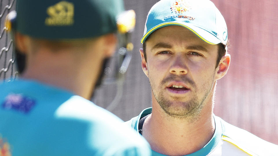 Travis Head has tested positive for Covid-19 and is out of the Sydney Ashes Test. (Photo by Daniel Pockett/Getty Images)