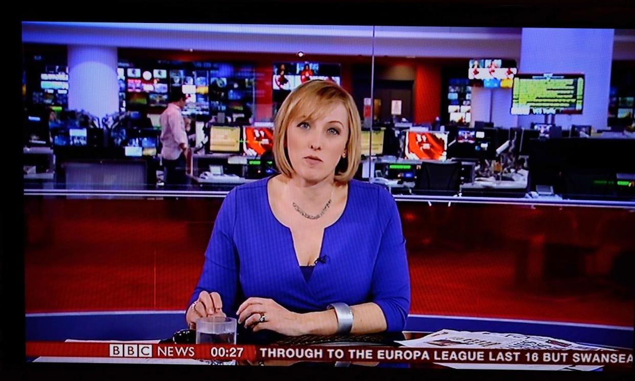 <span>Martine Croxall has been off-air for more than a year after the BBC News and World News channels merged.</span><span>Photograph: BBC News</span>