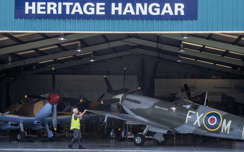 Businessman Peter Monk established the Biggin Hill Heritage Hangar in 2012