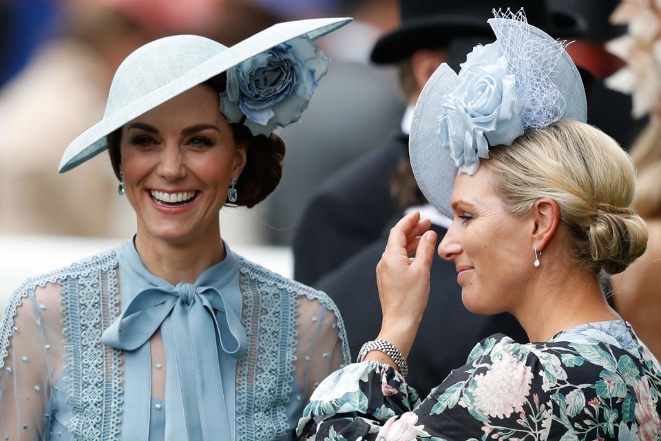 The Duchess of Cambridge and Zara Tindall (AFP/Getty Images)