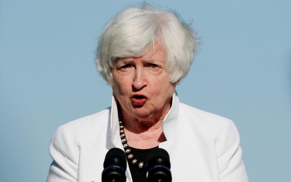 US Treasury Secretary Janet Yellen in Bali, Indonesia - Made Nagi