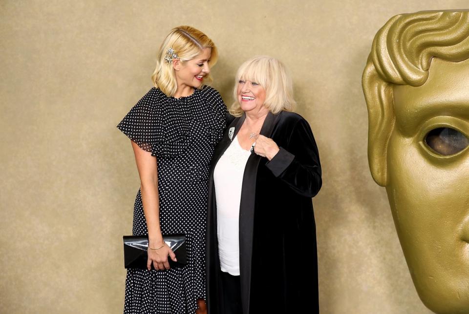 Judy Finnigan (R) continues to support former This Morning co-host Holly Willoughby (Tim P. Whitby/Getty Images)