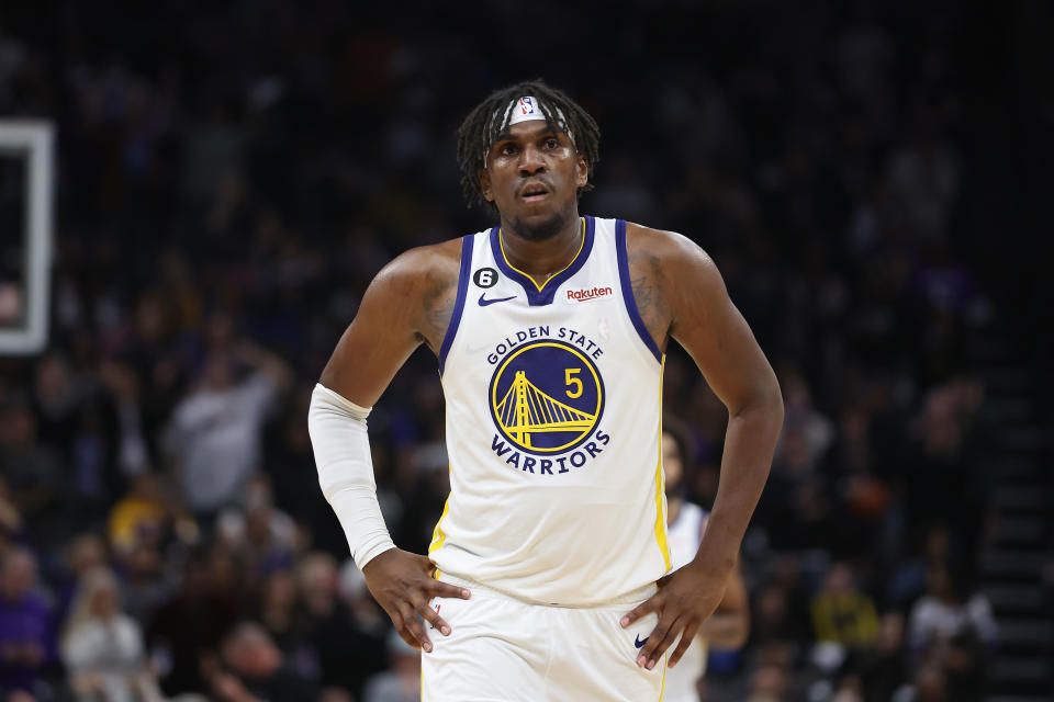 Kevon Looney #5 of the Golden State Warriors has fantasy value