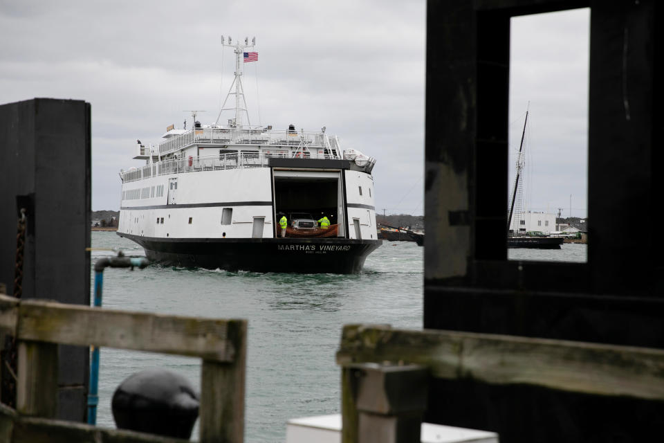 IMAGE: Martha's Vineyard ferry (Kayana Szymczak / for NBC News)