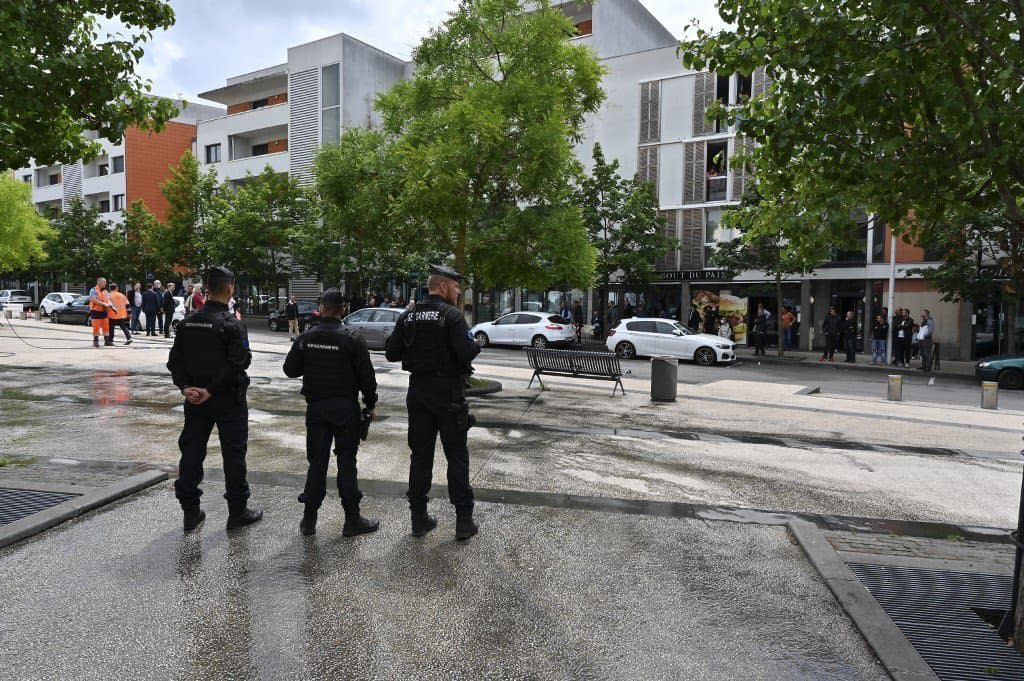 Des officiers de police le 16 juin 2020 à Dijon. - Philippe Desmazes