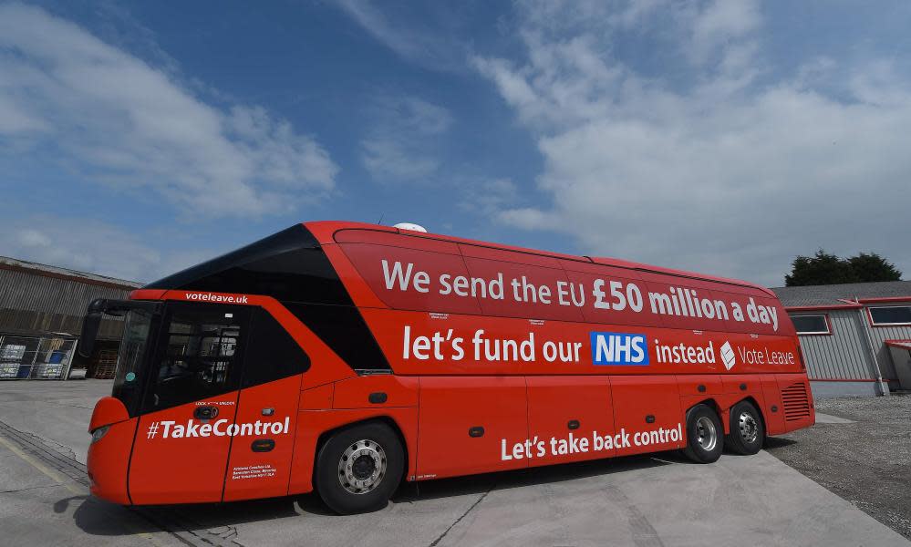 The Vote Leave bus.