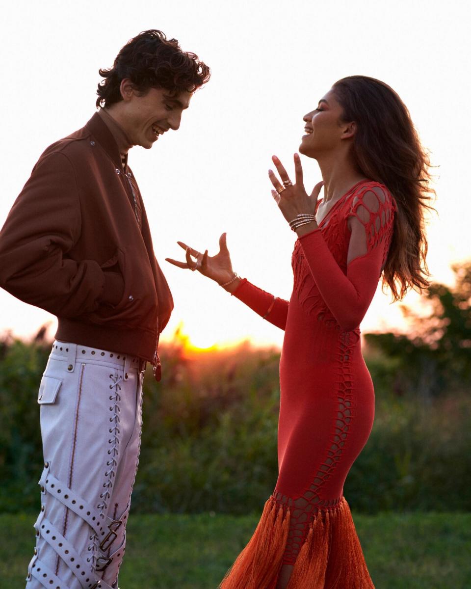 zendaya and timothee chalamet