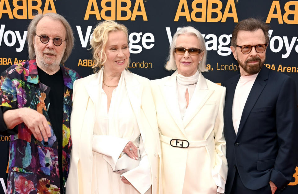 ABBA at the launch of new show ABBA Voyage credit:Bang Showbiz