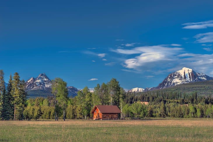 cabin mountains