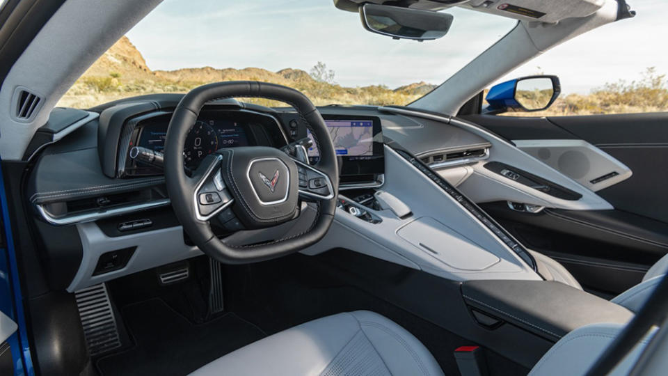 Inside the C8 Corvette