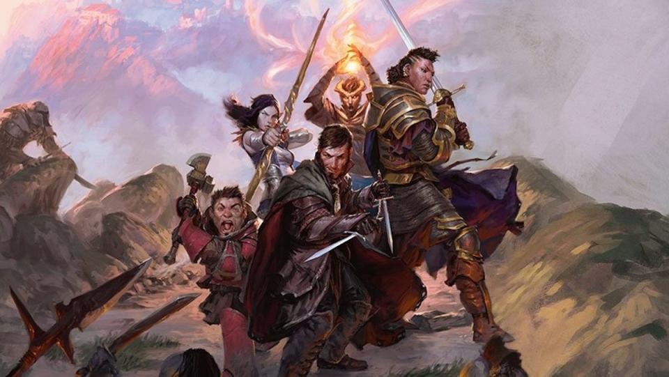 Un Groupe De Héros Se Prépare Pour Un Combat Dans Dungeons &Amp;  Dragons