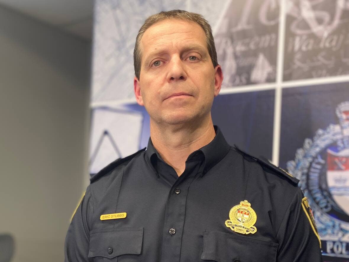 Ottawa police Chief Eric Stubbs says he wants to see more police in the city's schools. (Joseph Tunney/CBC - image credit)