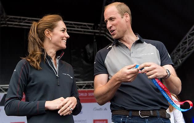 The royals presented the trophies to the winners. Photo: Getty Images