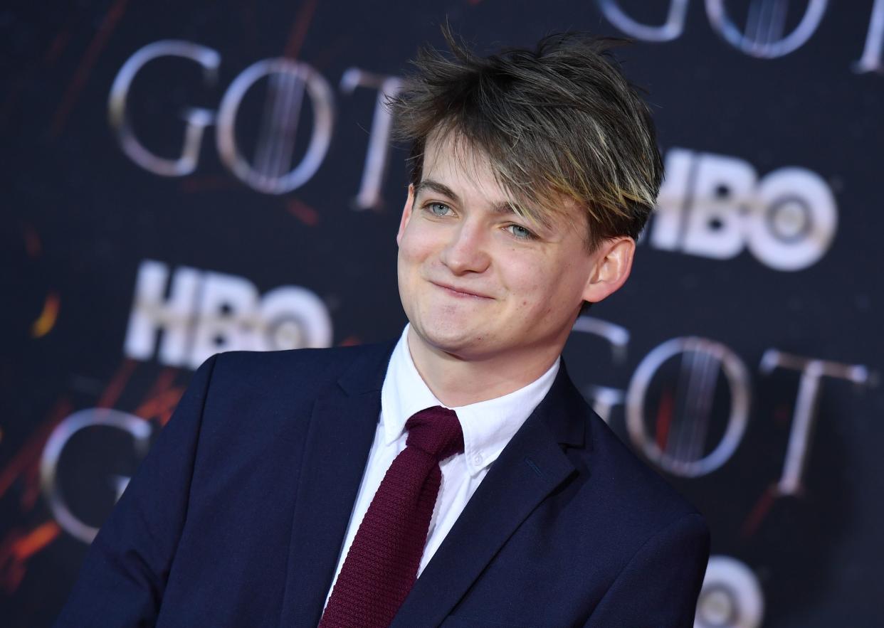 Irish actor Jack Gleeson arrives for the "Game of Thrones" eighth and final season premiere at Radio City Music Hall on April 3, 2019 in New York city. (Photo by Angela Weiss / AFP)        (Photo credit should read ANGELA WEISS/AFP via Getty Images)