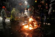 Protest against Bolivia's President Evo Morales in La Paz