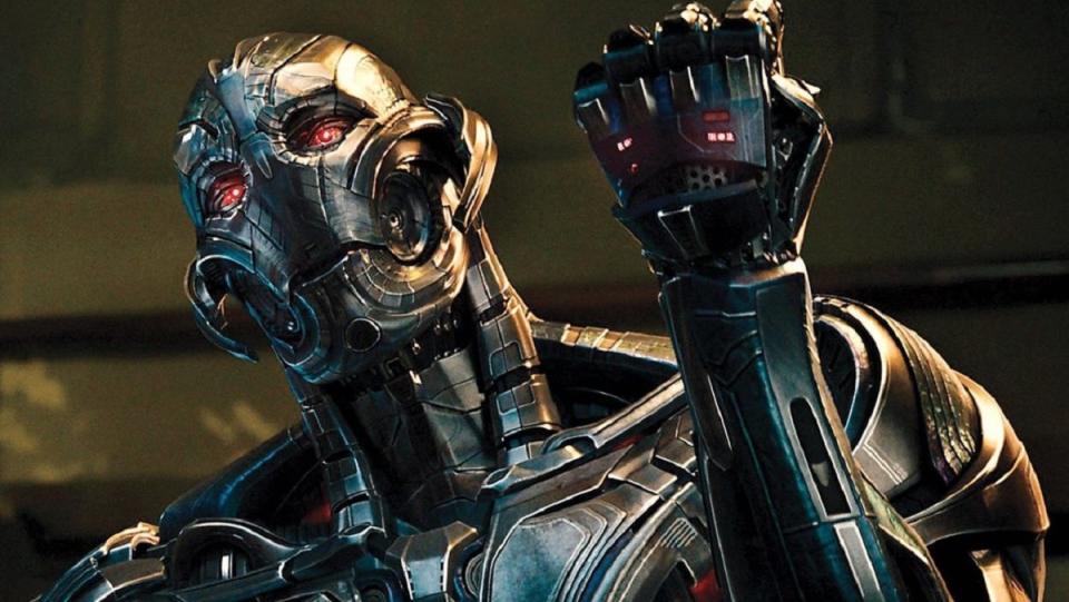 The Ultron AI from Avengers: Age of Ultron.
