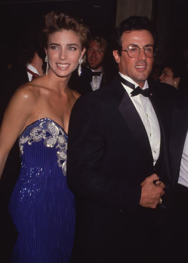 Stallone with Flavin in 1992. (Photo: Darlene Hammond via Getty Images)