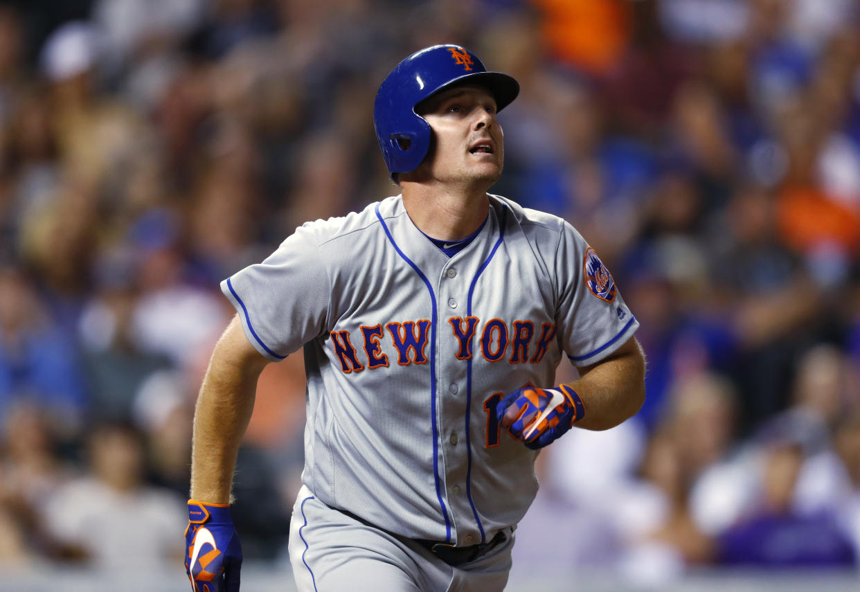 Jay Bruce is returning to New York after agreeing to a three-year, $39 million deal with the Mets. (AP)