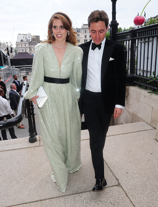 princess-beatrice-glitter-dress-and-husband