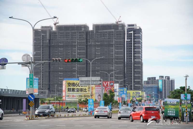 20200802-機場捷運A7站，林口、龜山地區房地產建案示意圖。（盧逸峰攝）