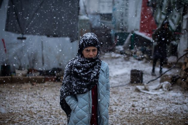 Portrait of Siba Issa El Ali, a 10 years old Syrian refugee girl from Deir ez-Zor, at her house in an informal settlement camp in Beqaa Valley (Photo: UNHCR)