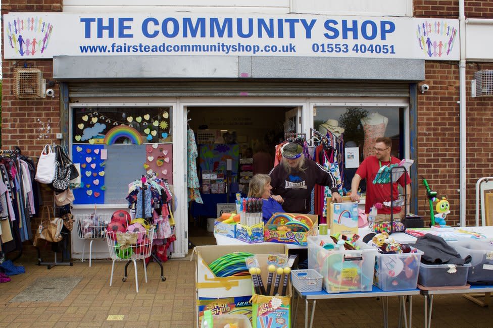 The community shop on the Fairstead Estate in King's Lynn