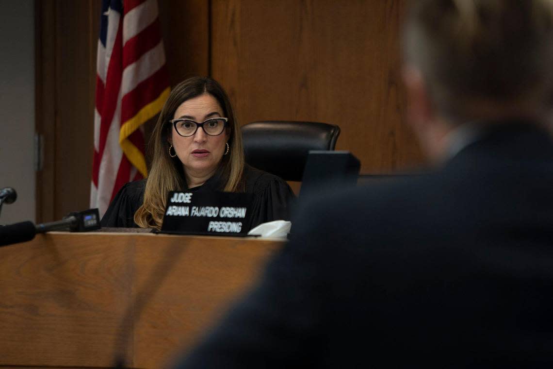 Judge Ariana Fajardo Orshan apologized to the victims, who agreed to a plea deal allowing their four attackers to avoid jail. She called it ‘incredible’ that they found it within themselves to let the four young men get a chance to move on with their lives. ‘I applaud you,’ she said during the Monday hearing.