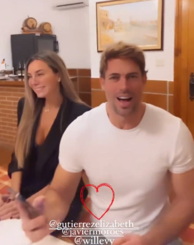 William Levy y Elizabeth Gutiérrez juntos en España