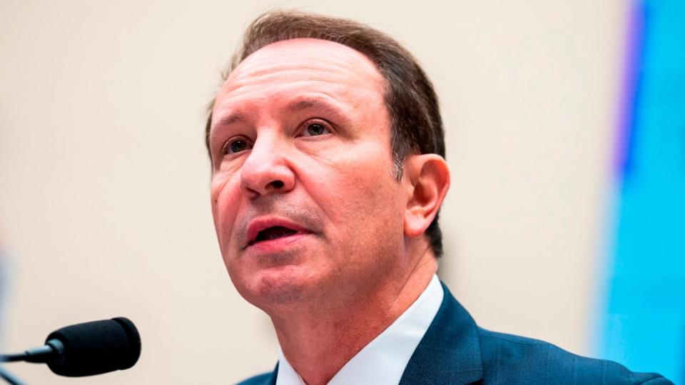 PHOTO: Louisiana has become the first state to require that the Ten Commandments be displayed in every public-school classroom under a bill signed into law by Republican Gov. Jeff Landry, June 19, 2024. (Tom Williams/CQ-Roll Call via Getty Images)