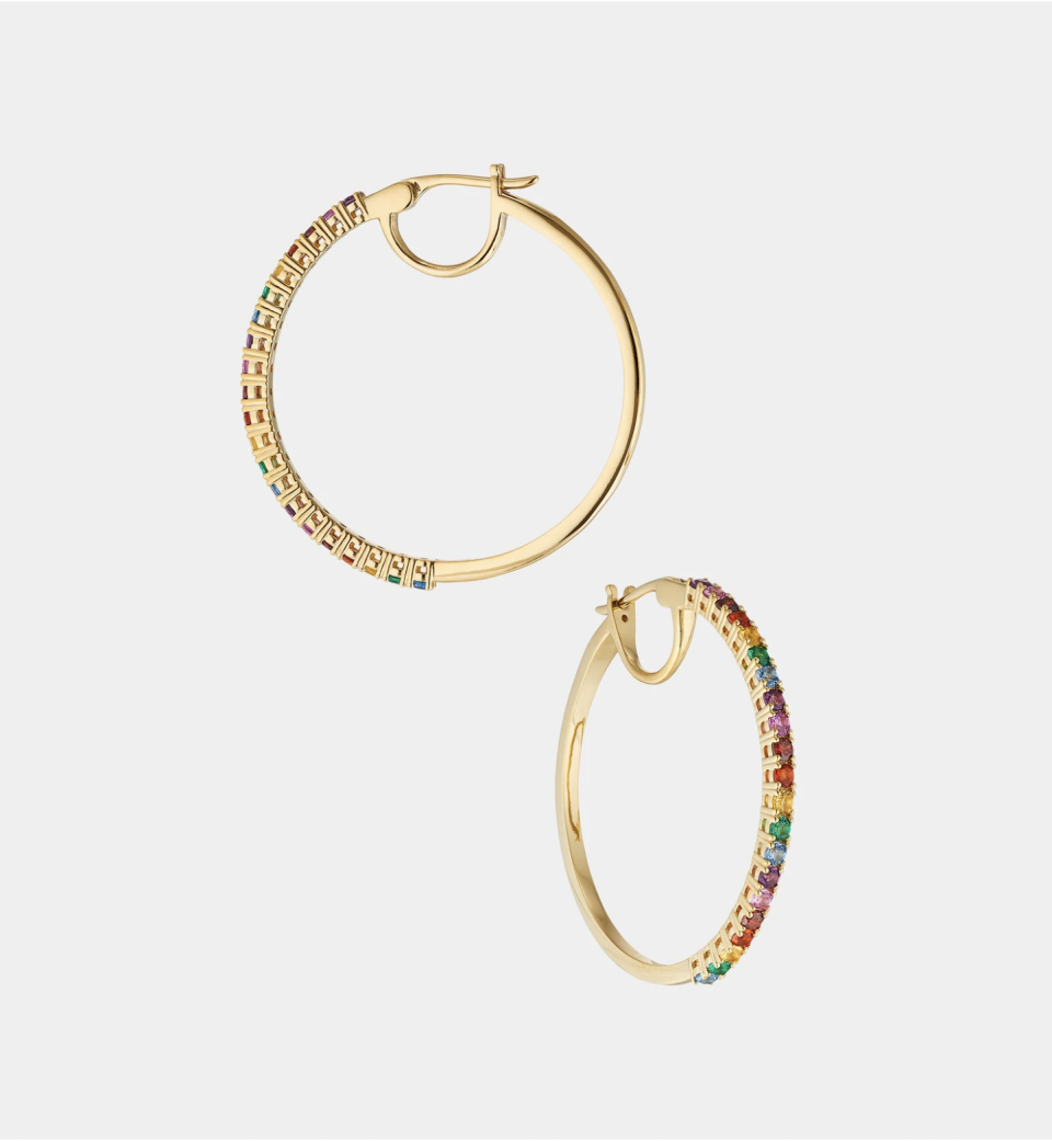 <p><a href="https://go.redirectingat.com?id=74968X1596630&url=https%3A%2F%2Fnadri.com%2Fcollections%2Fall%2Fproducts%2Fpride-medium-hoop-earrings&sref=https%3A%2F%2Fwww.cosmopolitan.com%2Fstyle-beauty%2Fg36120764%2Flgbt-pride-gift-ideas%2F" rel="nofollow noopener" target="_blank" data-ylk="slk:Shop Now;elm:context_link;itc:0;sec:content-canvas" class="link ">Shop Now</a></p><p>Pride Medium Hoop Earrings </p><p>$68.00</p><p>nadri.com</p>