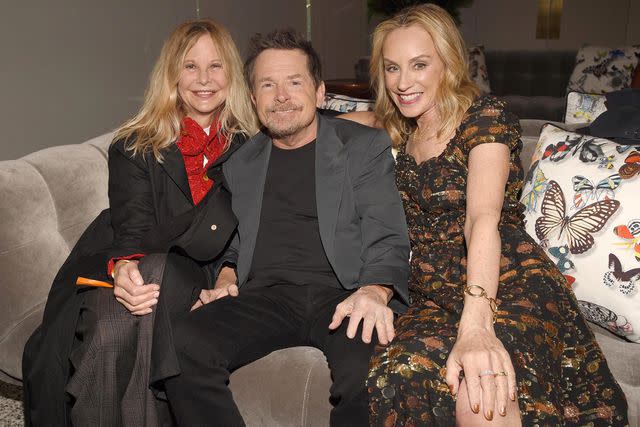 Michael Simon/Shutterstock Meg Ryan, Michael J Fox, and Tracy Pollan