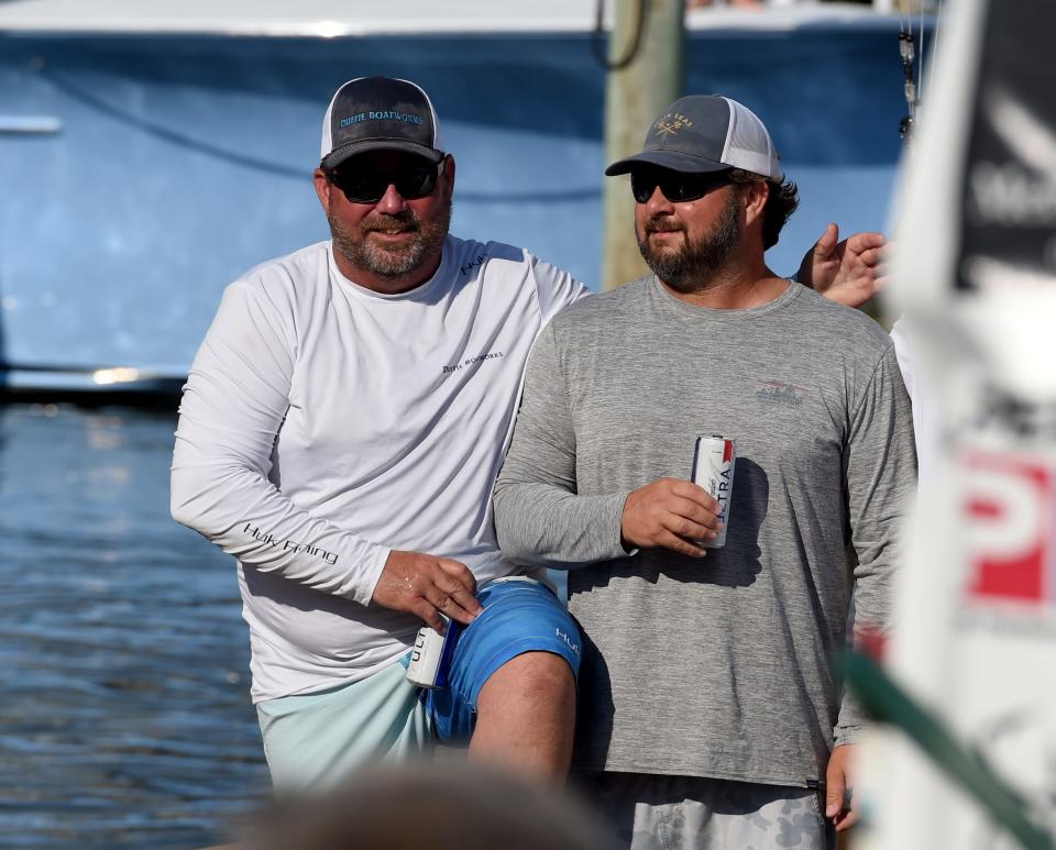 Jeremy Duffie on Billfisher caught a 77.5 pound white marlin at the White Marlin Open Friday, Aug. 12, 2022, in Ocean City, Maryland.