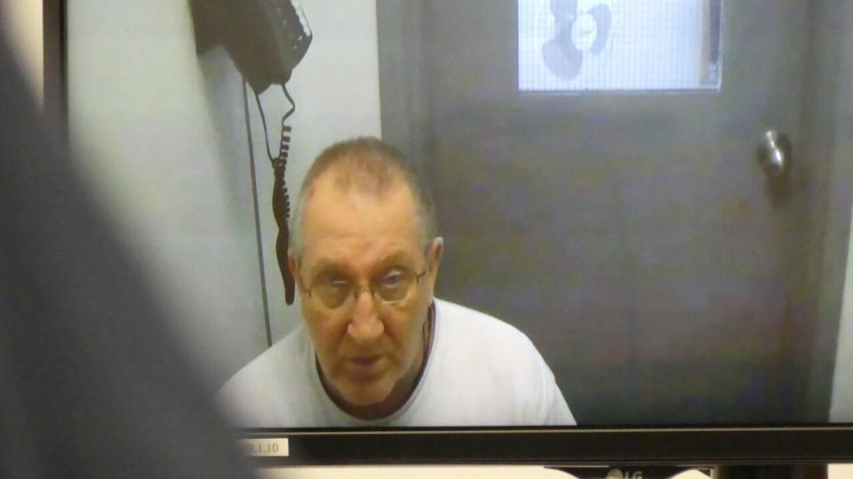 Tony Humby, 63, appeared in St. John's provincial court by video on Friday morning. He's been in custody at Her Majesty's Penitentiary since his arrest in April 2023.