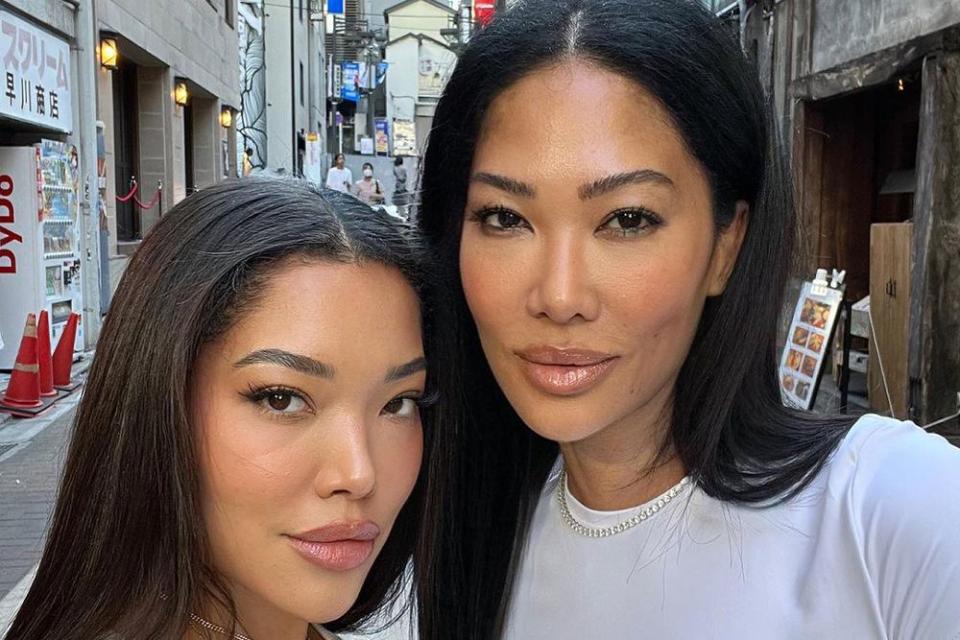 <p>Kimora Lee Simmons/Instagram</p> Ming Lee Simmons (L), Kimora Lee Simmons (R)