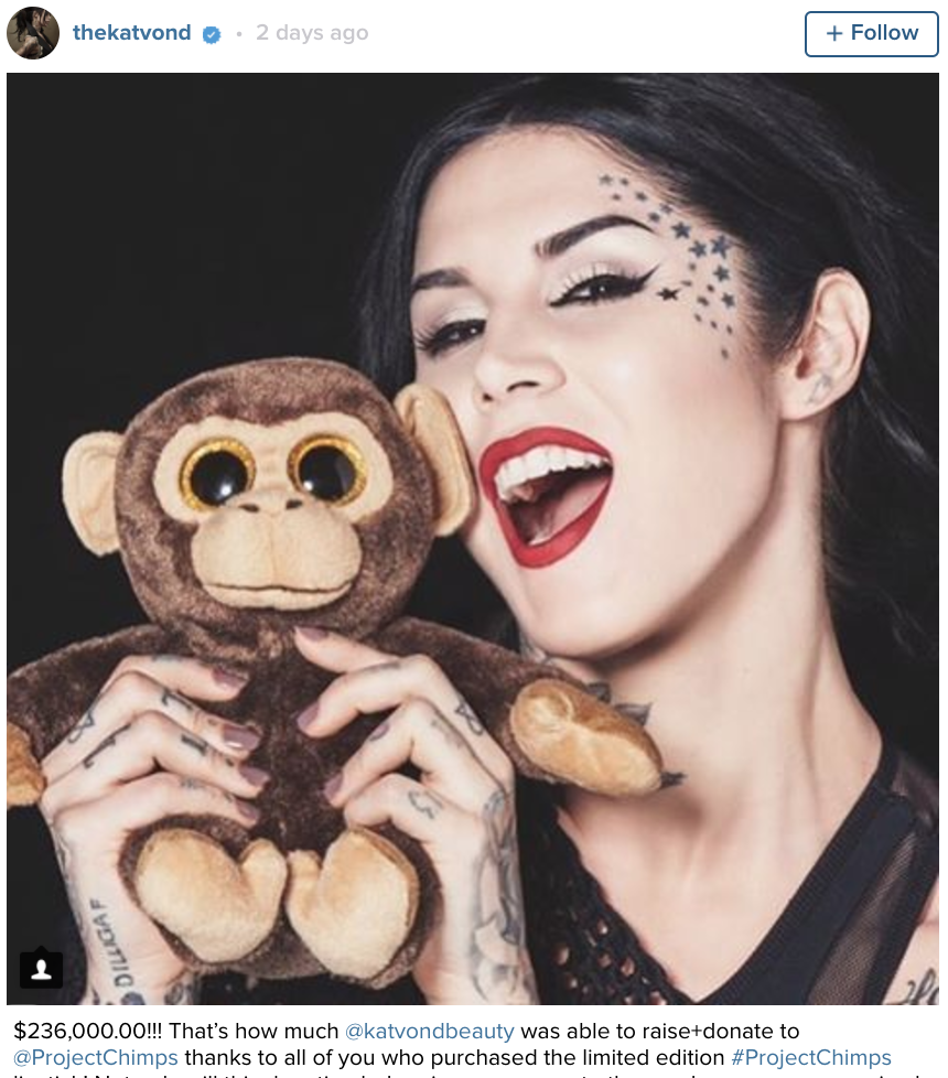 The Kat Von D Cruelty-Free Instagram Post You Need to Read