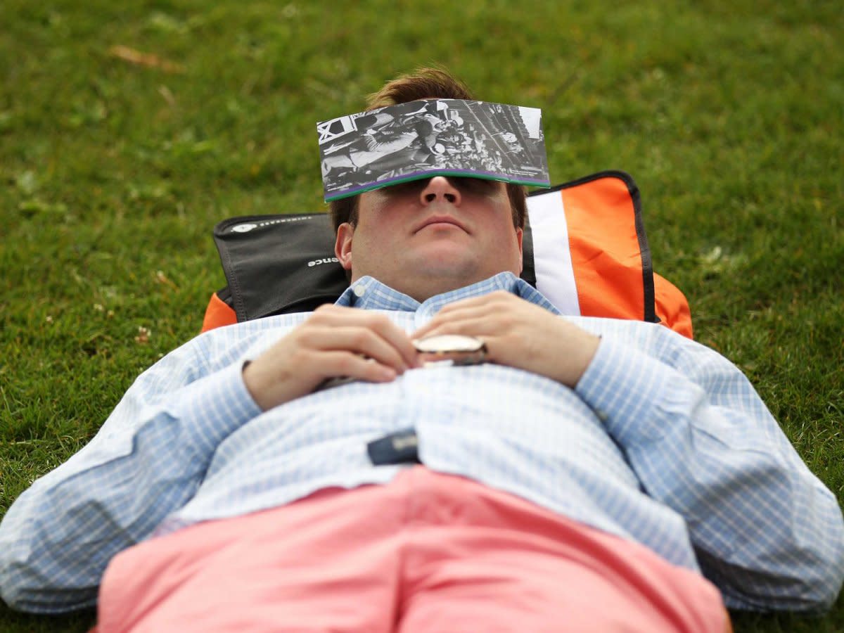 napping, sleep, reading, park, grass