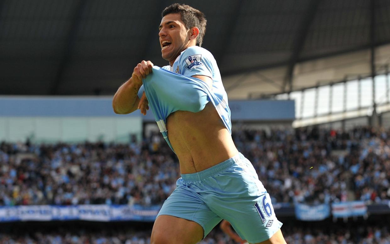 Sergio Aguero wins Man City the 2012 title - Getty Images/Ed Garvey