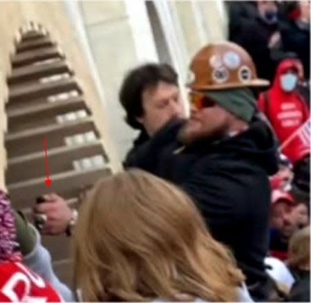 Federal agents say James Mault used pepper spray against law enforcement during the Jan. 6 Capitol insurrection in Washington, D.C. Mault enlisted in the Army in May, months after the incident, a Fort Bragg official said.